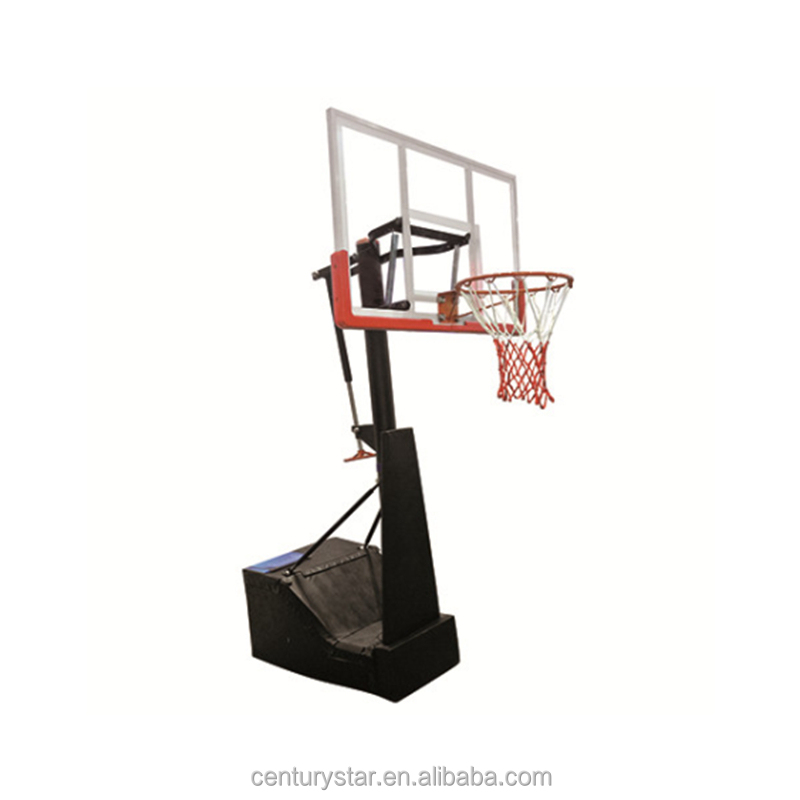 แป้นบาสเก็ตบอลแบบฝังพื้นพร้อมห - Basketball Hoop บทวิจารณ์และราคา